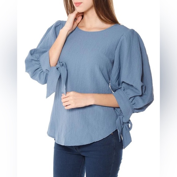 BLOUSE COPEN BLUE - ZAC & RACHEL Size M EUC - Picture 3 of 6